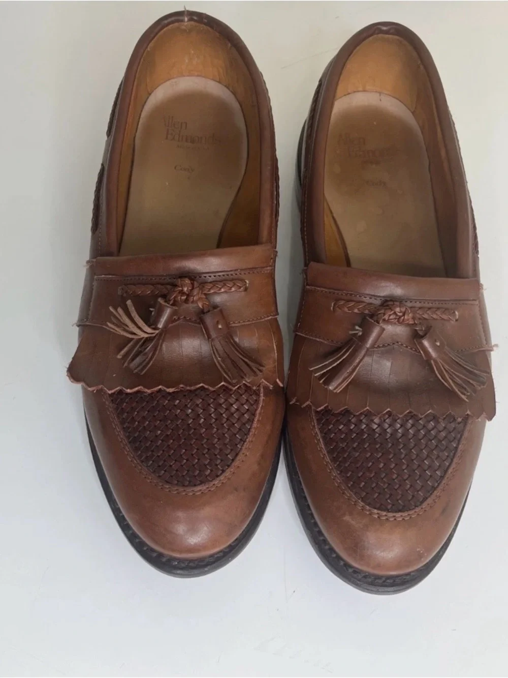 Allen Edmonds Cody Tassel Leather Loafer Men’s Sz 10D EU 44